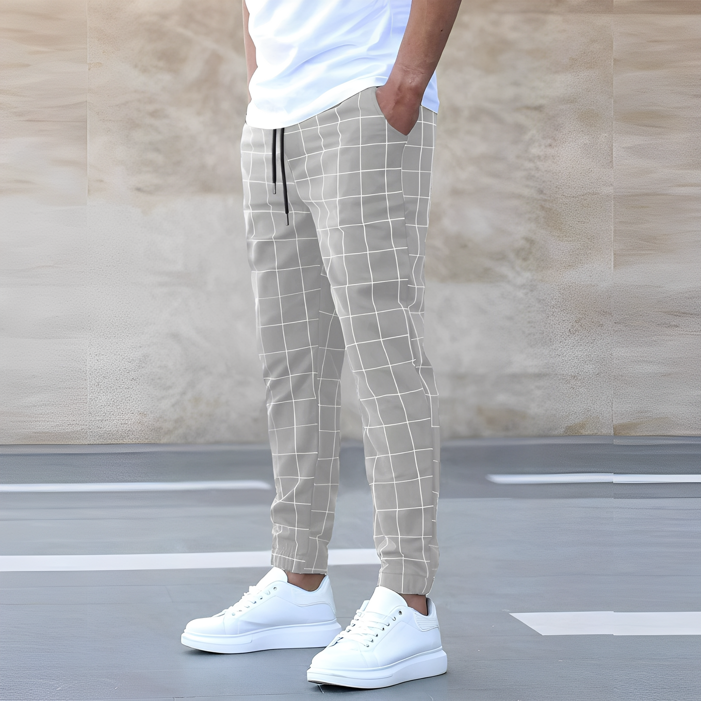 Raynard - Bequeme karierte Herrenhose