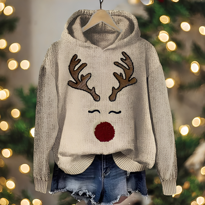 Liza - Trendy vánoční mikina s potiskem pro dámy