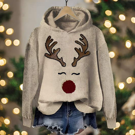 Liza - Trendy vánoční mikina s potiskem pro dámy