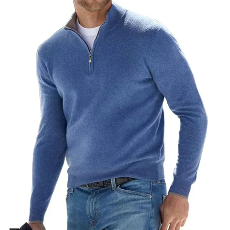 Agustín - Schicker Reißverschluss-Pullover für Herren