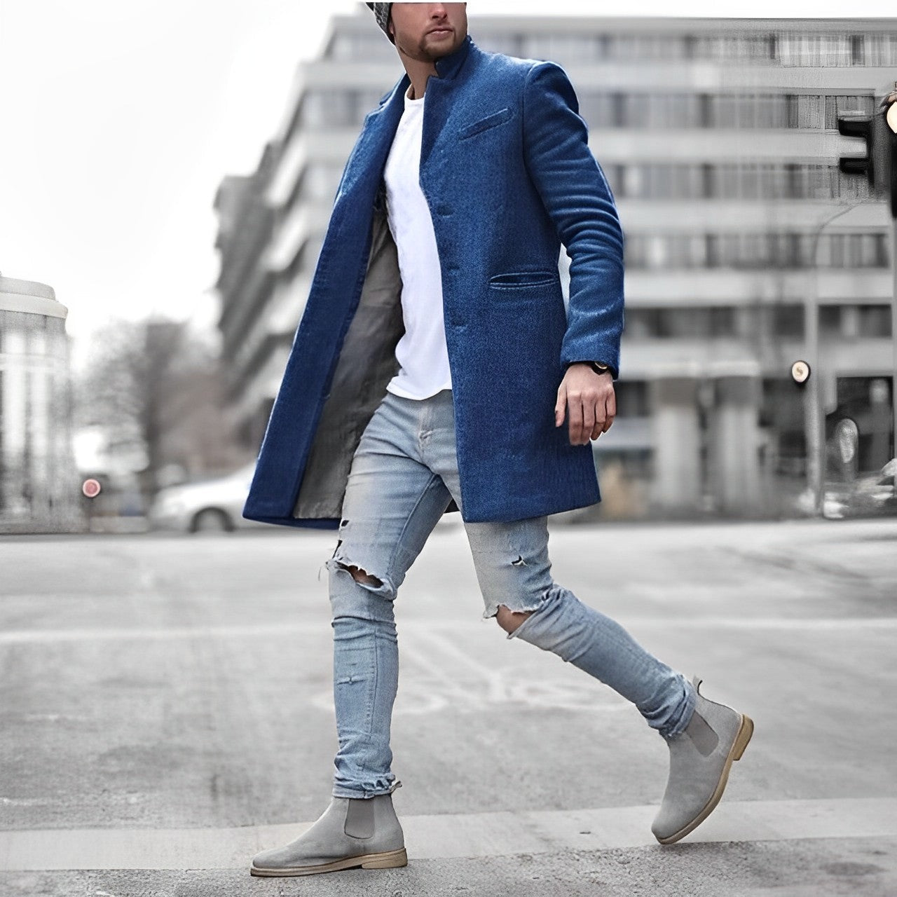 Hardy – Long Coat in Modern Design