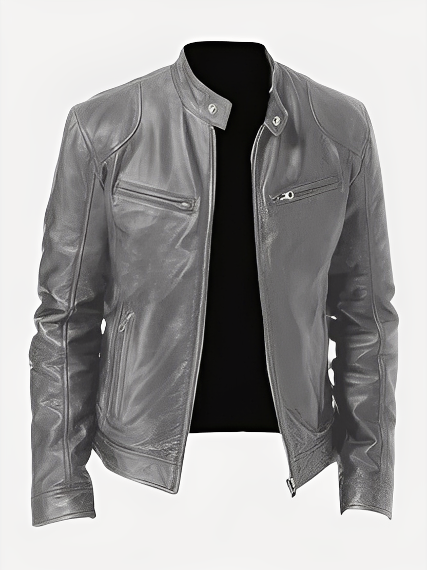 Clifford - Classic and versatile leather jacket for men