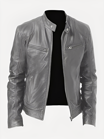 Clifford - Classic and versatile leather jacket for men