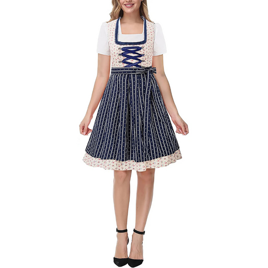 Haven - Damen Schickes Blaues Dirndl für das Oktoberfest