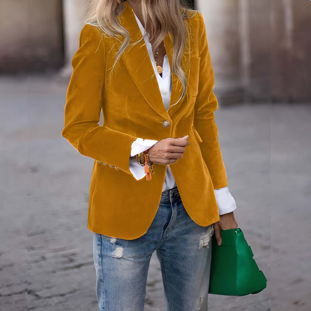 Lyliane - Klassische, lässige Damen-Knopfjacke