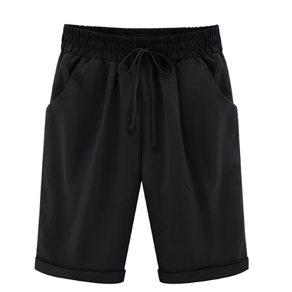 Dona - Bequeme elastische Sommerschorts für Damen