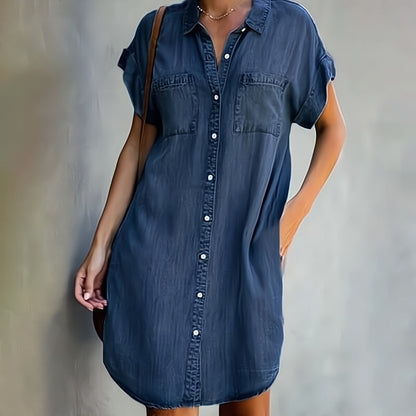 Daphné – Robe en jean stylée