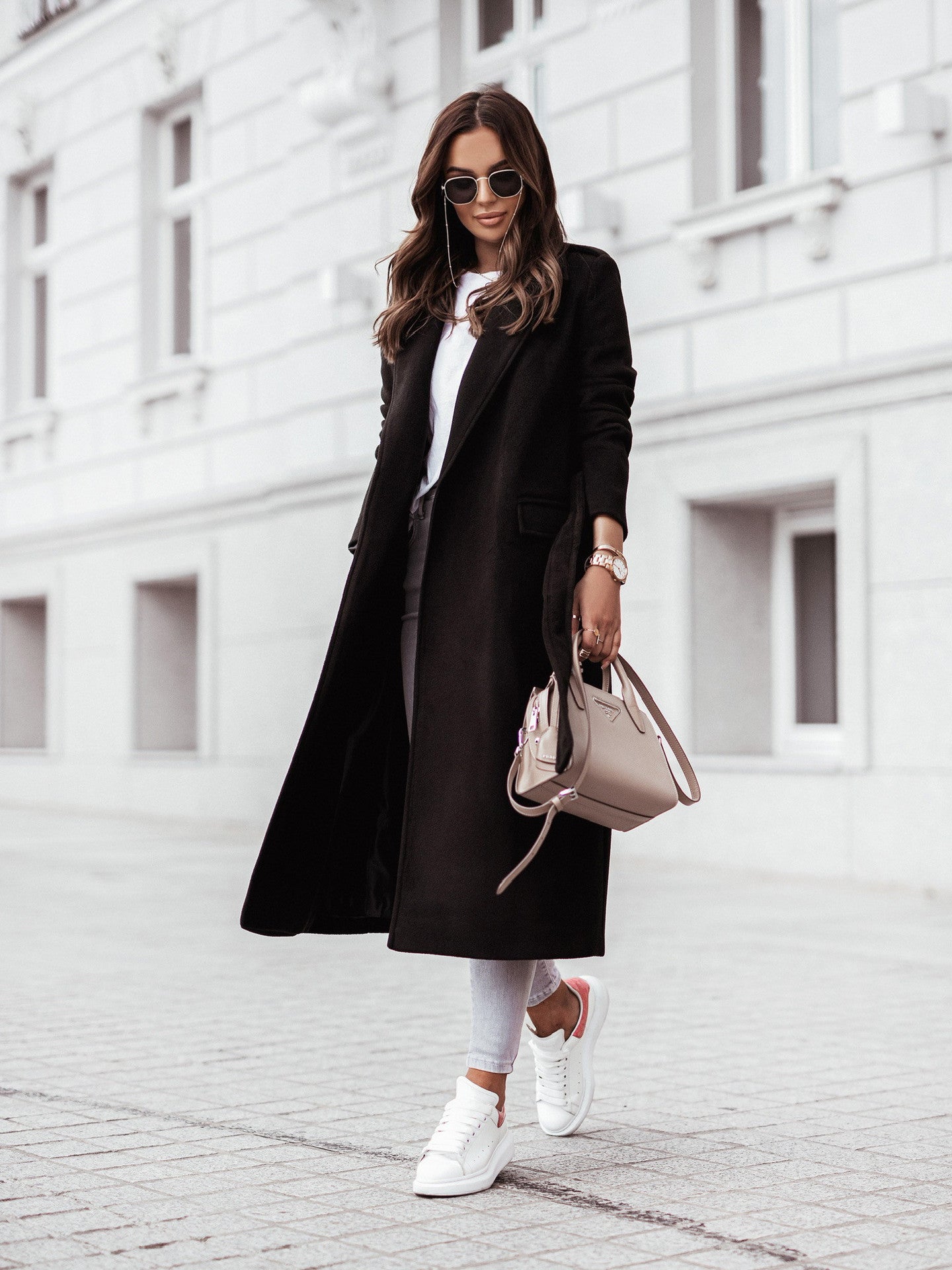 Sofia – Coat with Waist Belt