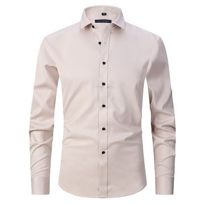 Lars – chemise à manches longues ajustée homme