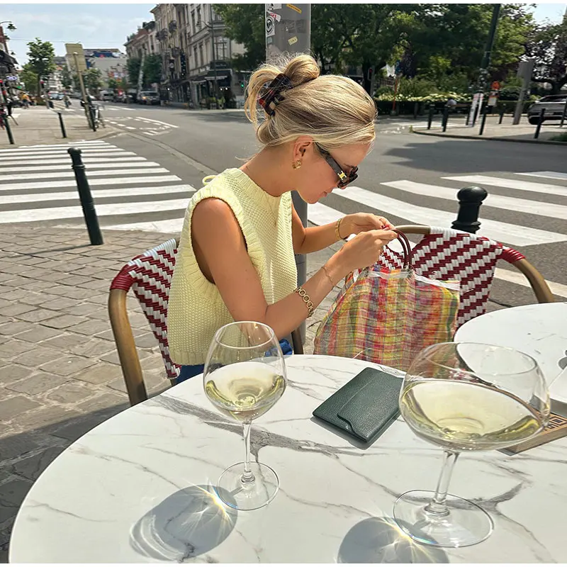 Irene – top en maille dos ouvert