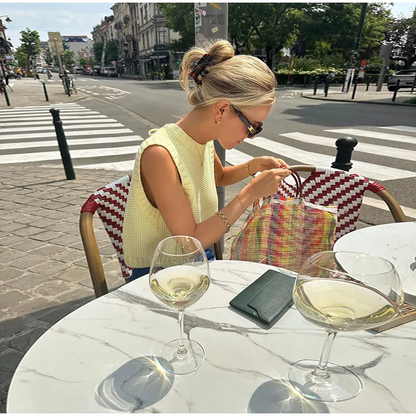 Irene – top en maille dos ouvert