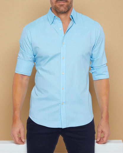 Pablo - Stretch Shirt with Zipper