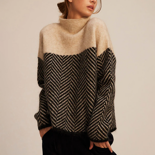 Sina - Stilvoller Damen Rollkragenpullover