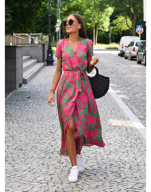 Eska - Vielseitiges Damenblumenkleid