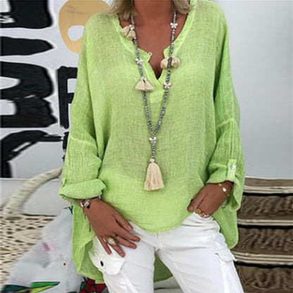 Mia – Chemisier élégant en lin