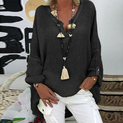 Mia – Chemisier élégant en lin