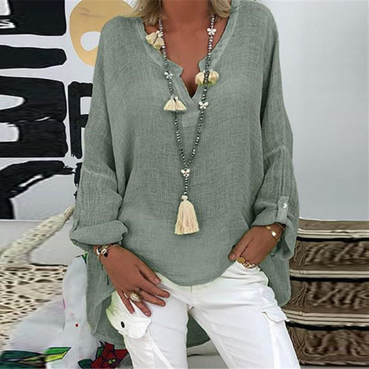 Mia – Elegante Bluse aus Leinen