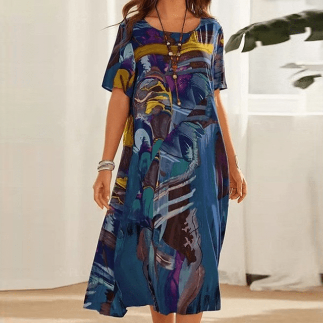 Elizabeth – Schickes Kleid mit Blumendruck
