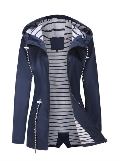 Nathalie – długa kurtka przeciwdeszczowa