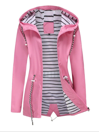 Nathalie – długa kurtka przeciwdeszczowa