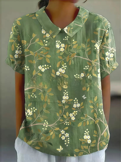 Alejandra - Legeres Hemd mit Blumenprint