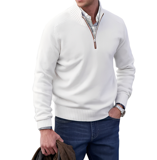 Gabriel - Cashmere Sweater for Men with Zipper
