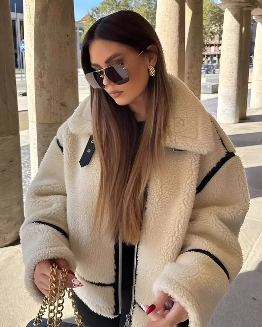 Irene - teplá, silná plyšová bunda pro dámy