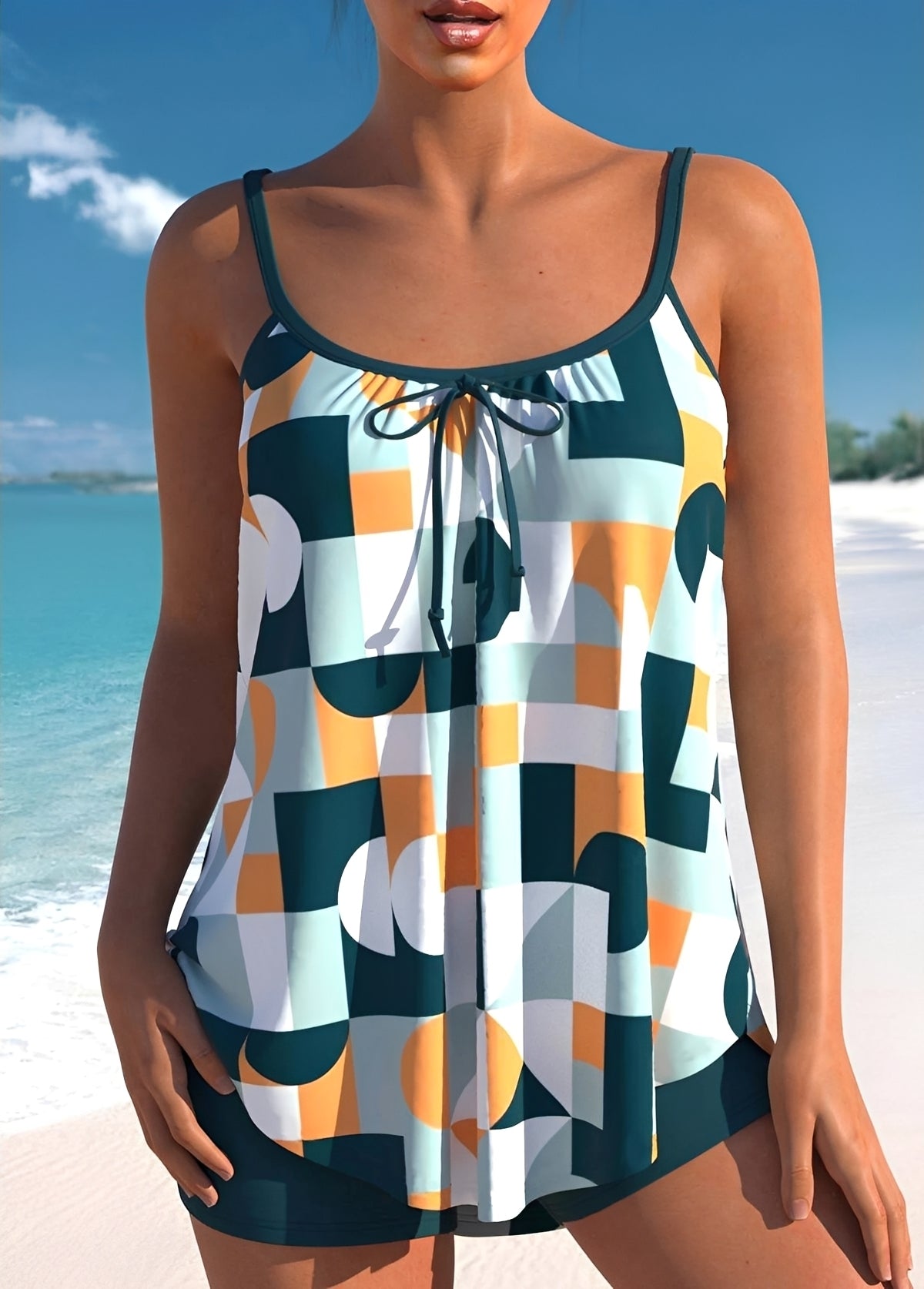 Connie - Modischer Damenbadeanzug mit Muster