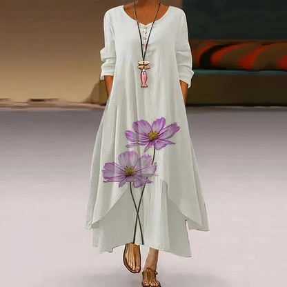 Kalin - Elegantes Damenkleid mit unregelmäßigem Saum