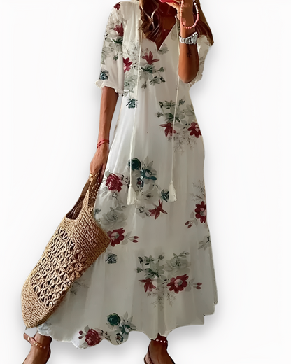 Annie - Lockeres Boho-Maxikleid für Damen