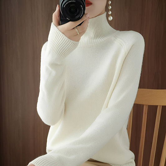 Ulyssa - Schicker Frauen-Kaschmir-Rollkragenpullover