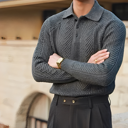 Darius – Pull en maille à manches longues