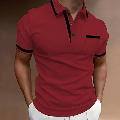 Callahan - Polo-shirt élégant avec poche pour hommes