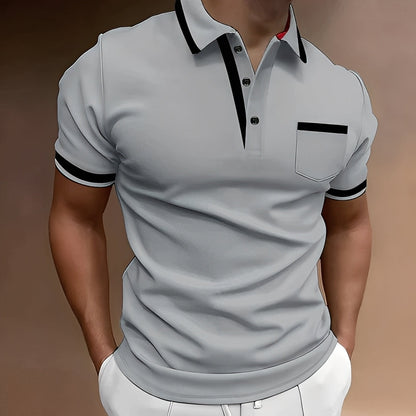 Callahan - Polo-shirt élégant avec poche pour hommes