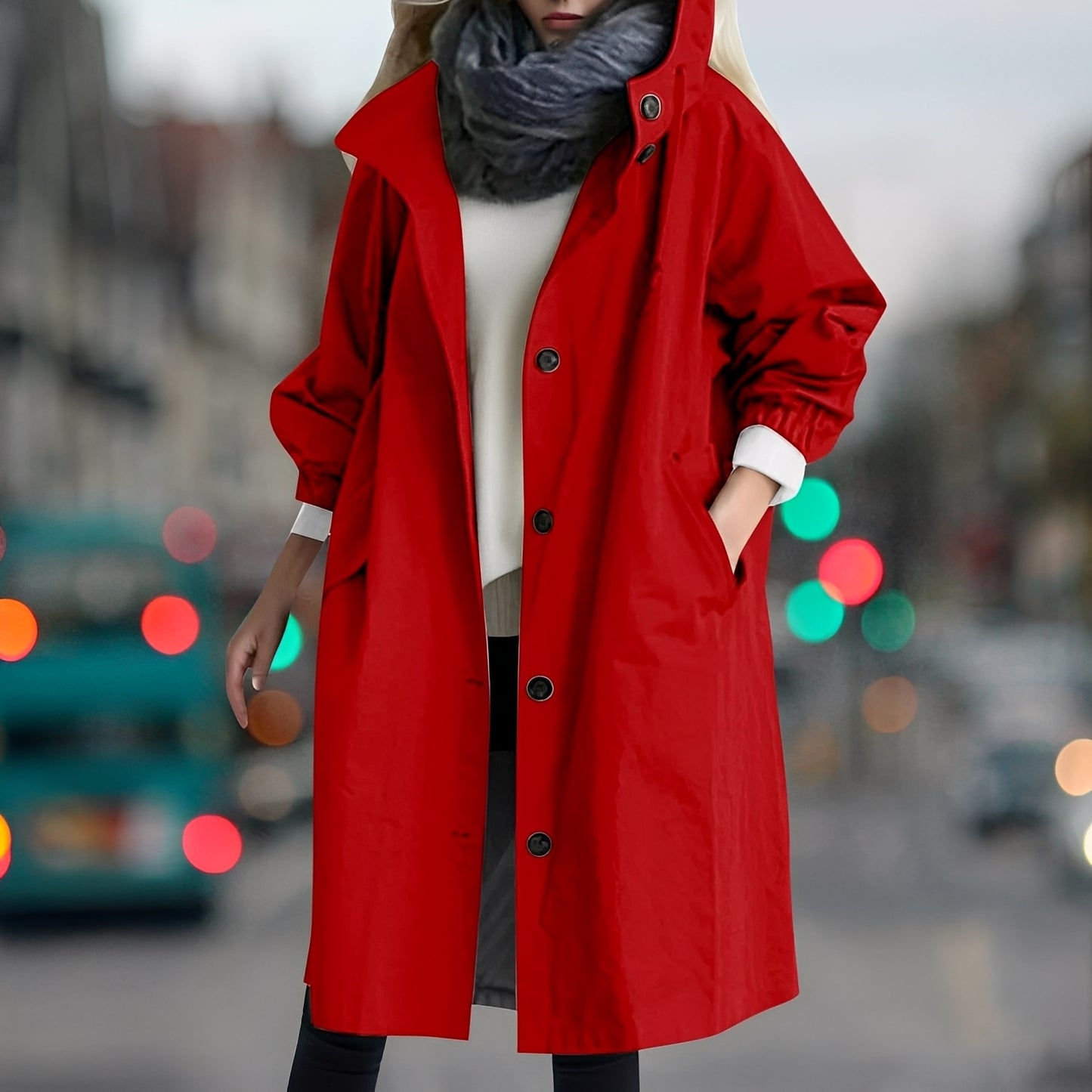 Shavonne - Schicker wasserdichter Damen-Trenchcoat