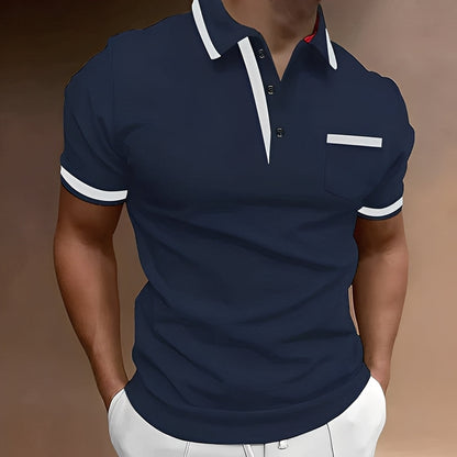 Callahan - Polo-shirt élégant avec poche pour hommes