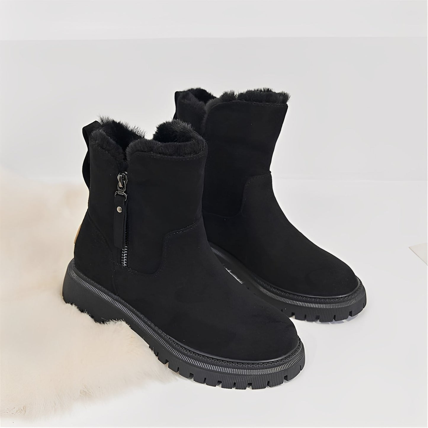 Raschelle - Fashionable, lightweight women's boots with fleece lining