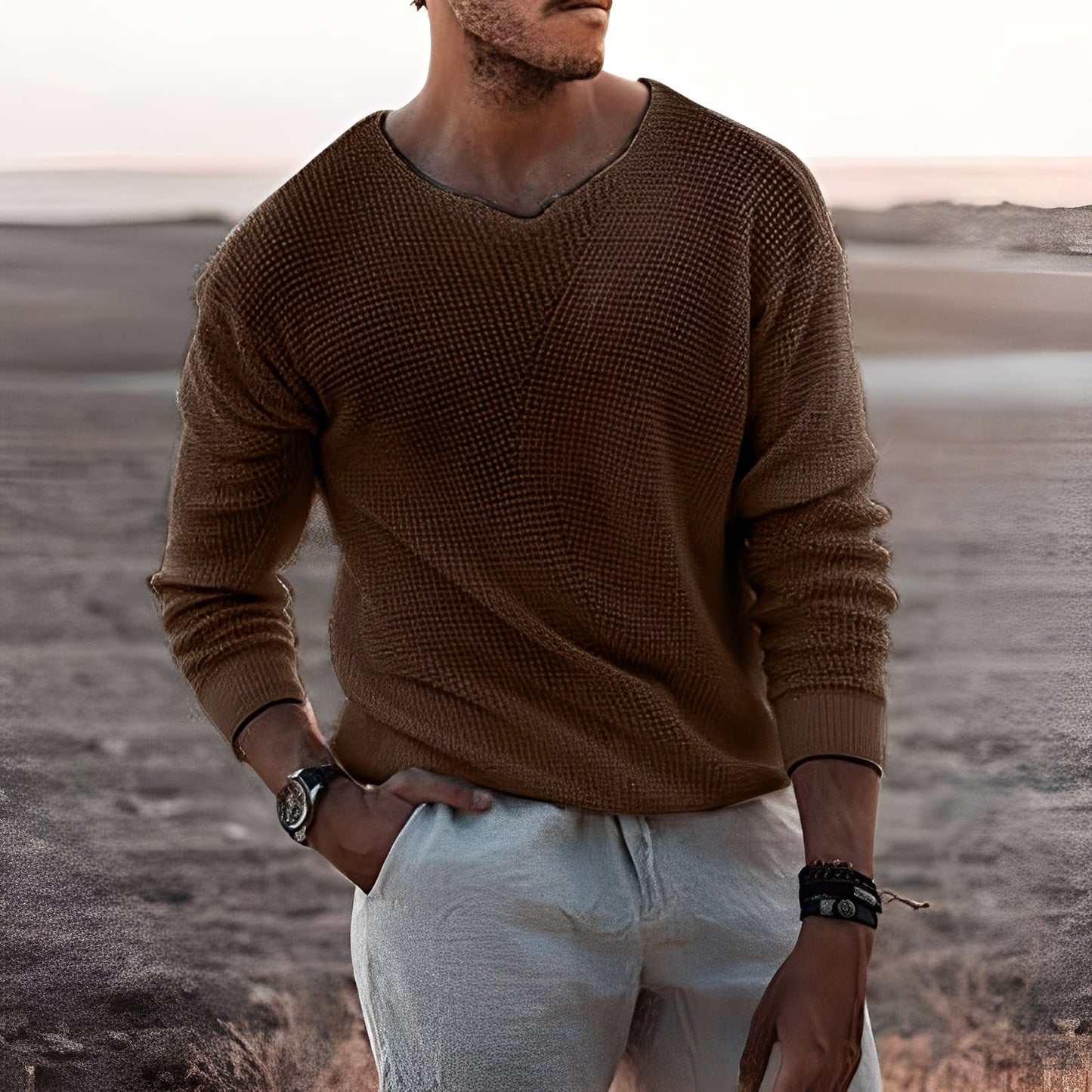 Carlton - Pull pour homme confortable et chaud