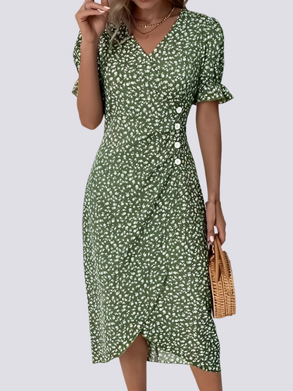 Fannie - Elegantes Kleid mit Blumenmuster für Damen