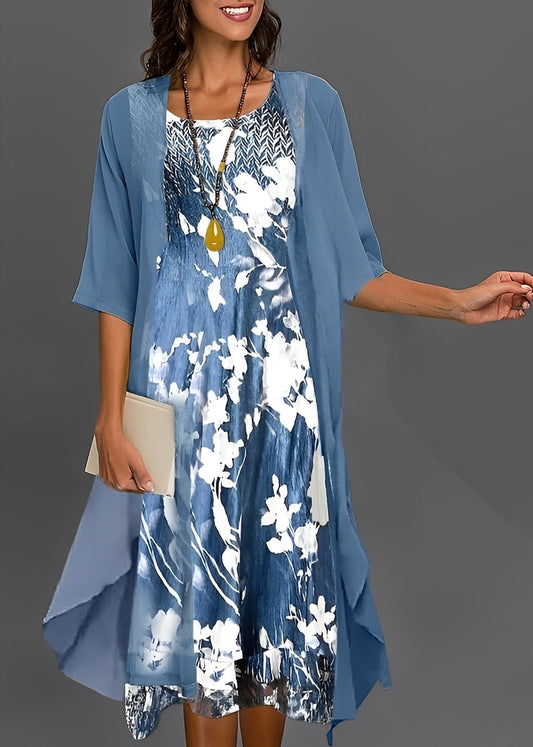 Victoria - Elegantes Sommerkleid aus Chiffon für Damen