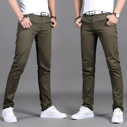 Russell - Chinos pour hommes confortables et coupe étroite