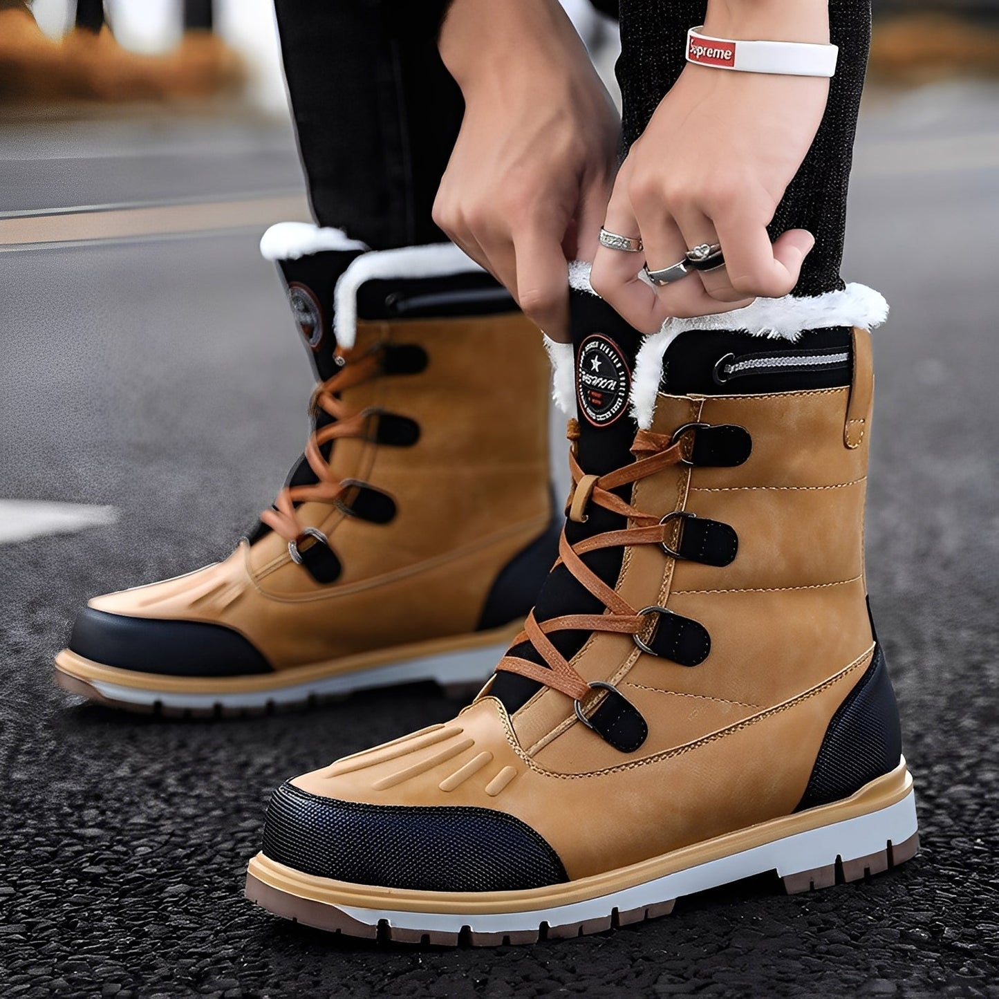 Royston - Bottes élégantes pour hommes, déperlantes