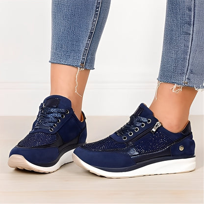 Melanie - Women's Sneakers with Zipper