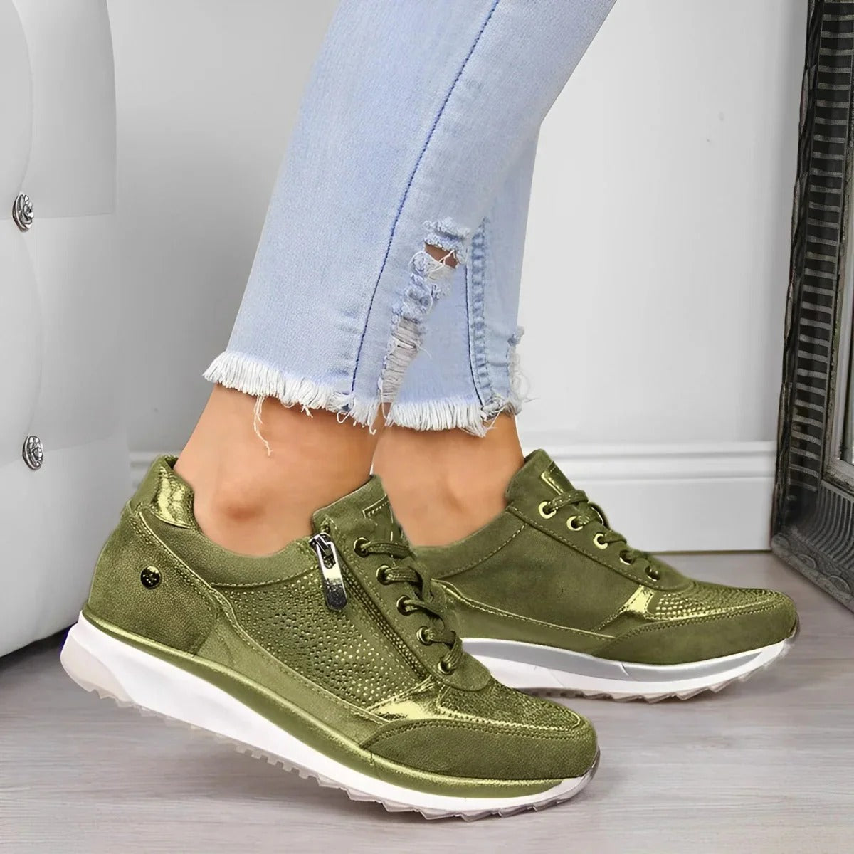 Anastasia - Modische Freizeitschuhe mit Zipper
