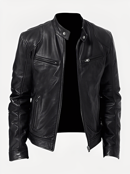 Clifford - Classic and versatile leather jacket for men