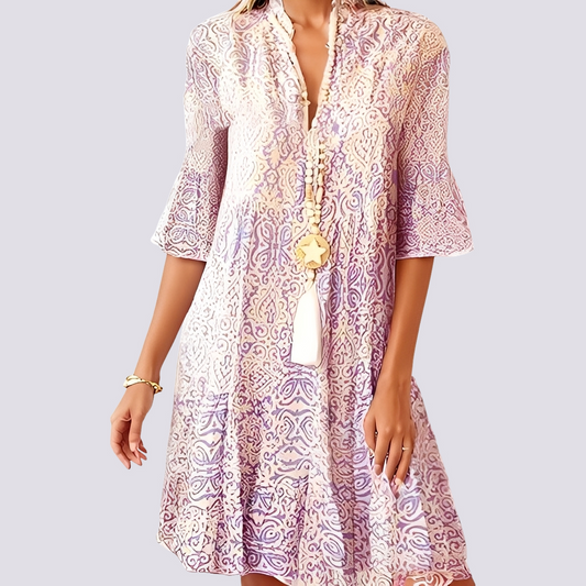 Darce - Leichtes Kleid mit V-Ausschnitt für Damen