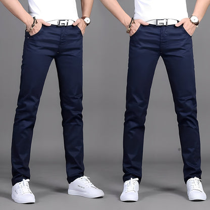 Russell - Chinos pour hommes confortables et coupe étroite