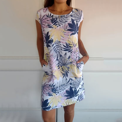 Katherine - Locker geschnittenes, bedrucktes Kleid für Damen