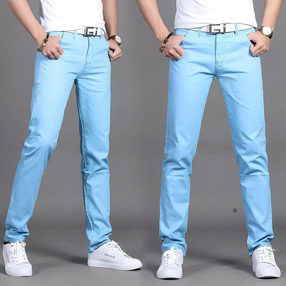 Russell - Chinos pour hommes confortables et coupe étroite