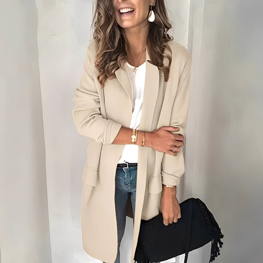 Georgina - Blazer long élégant pour femme